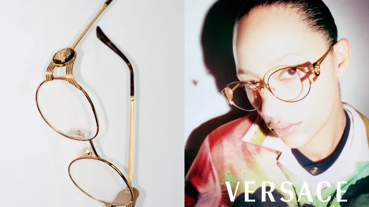 Versace γυαλιά ηλίου — glamour και μπαρόκ